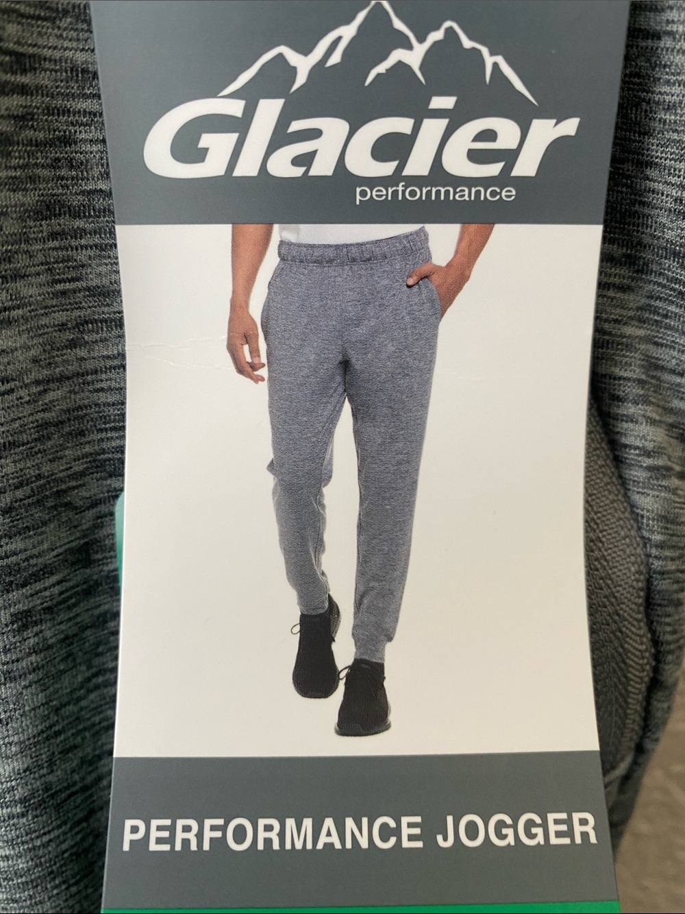 Glacier Men's Performance Jogger XL color Gray